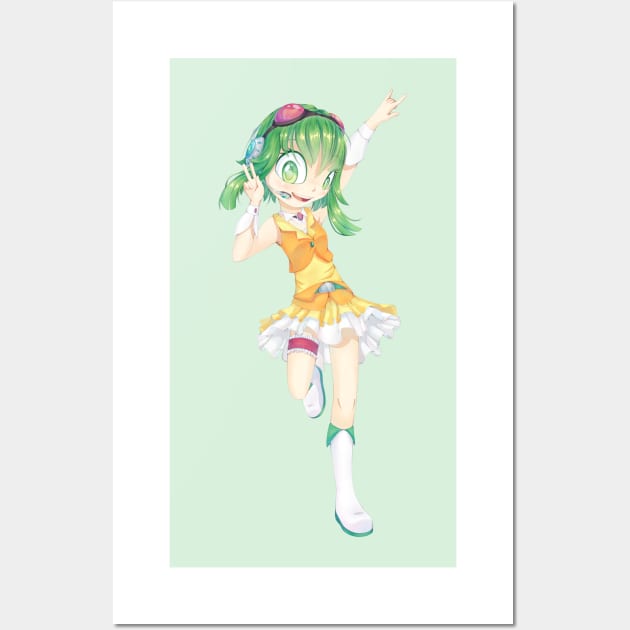 Megpoid Gumi Wall Art by PatchNpaw